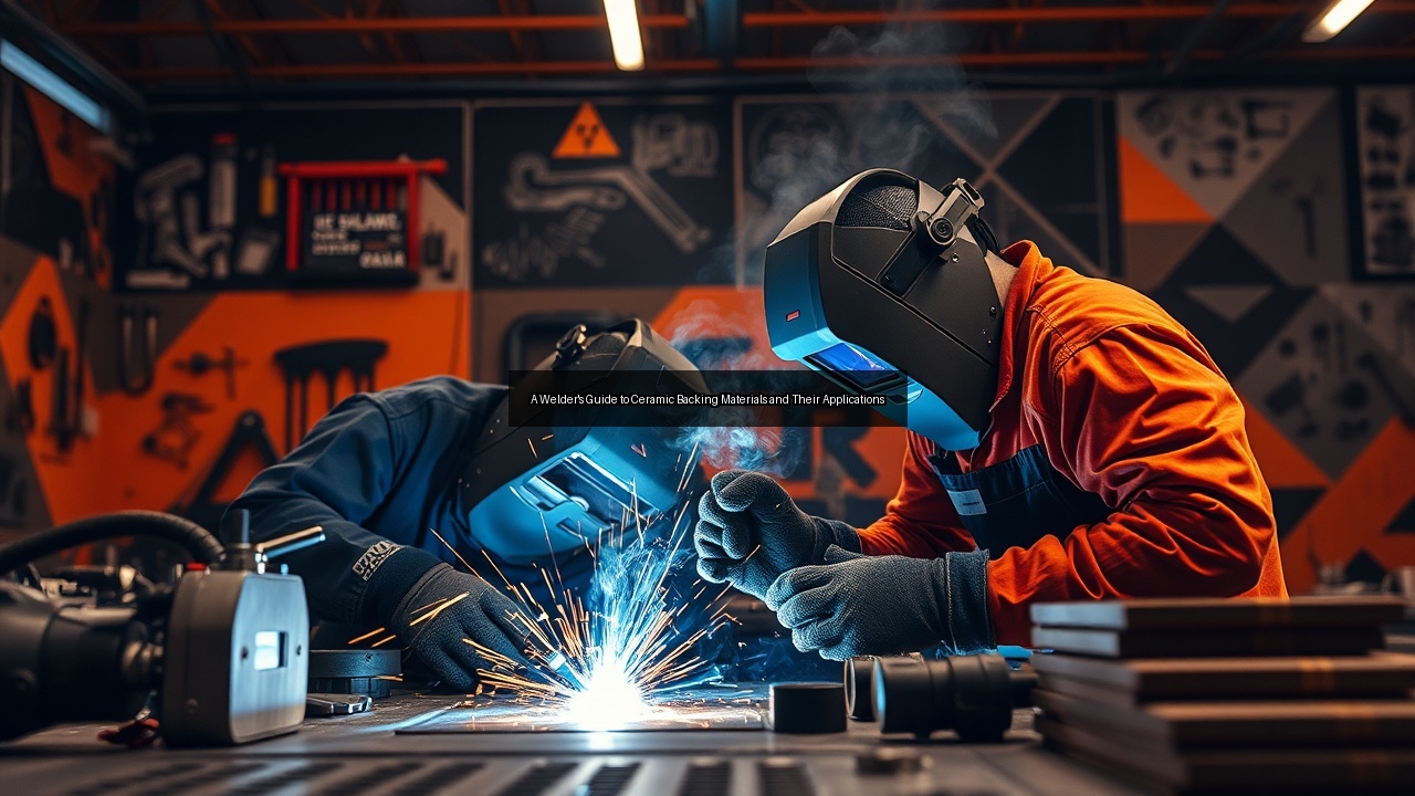 welder ceramic back metal ceramic backing material adhesive